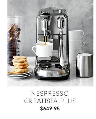 NESPRESSO CREATISTA PLUS $649.95