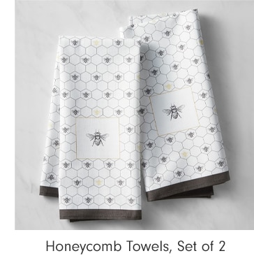 Honeycomb Towels, Set of 2