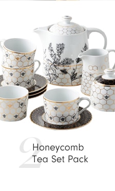 Honeycomb Tea Set Pack