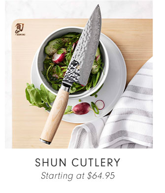 SHUN CHUTLERY Starting at $64.95