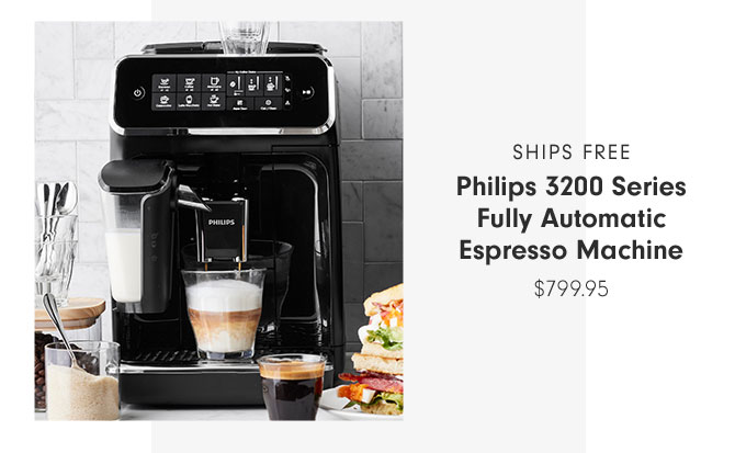 SHIPS FREE - Philips 3200 Series Fully Automatic Espresso Machine $799.95