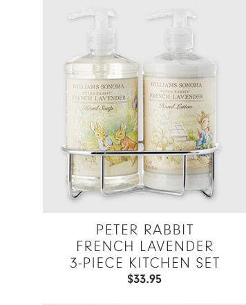 PETER RABBIT FRENCH LAVENDER 3-PIECE KITCHEN SET - $33.95