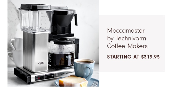 Moccamaster by Technivorm Coffee Makers - STARTING AT $319.95 