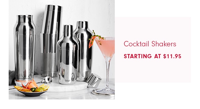 Cocktail Shakers - STARTING AT $11.95