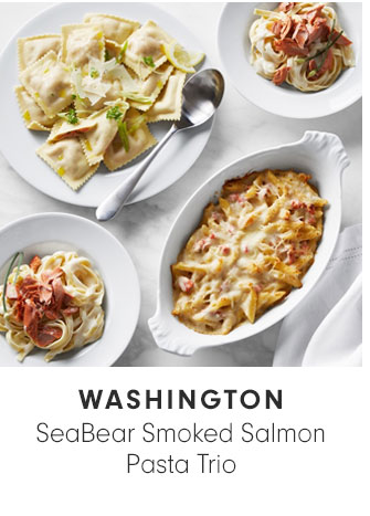 WASHINGTON - SeaBear Smoked Salmon Pasta Trio