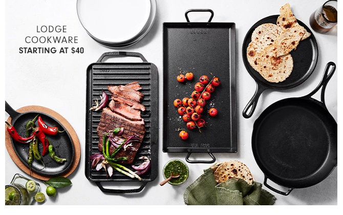 LODGE COOKWARE - STARTING AT $40