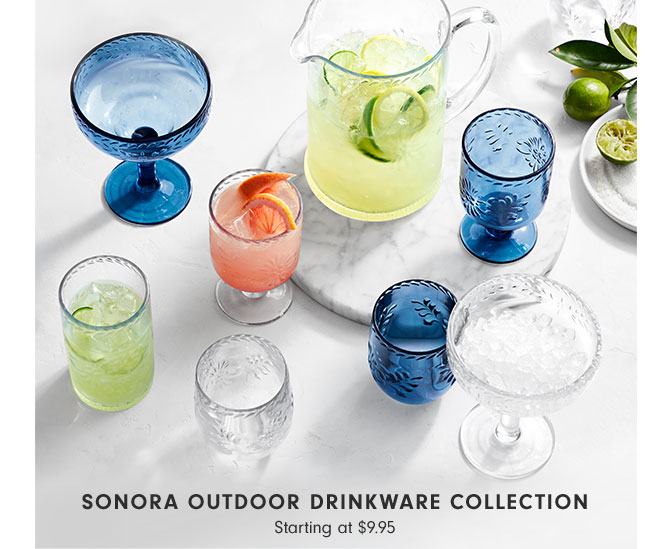 Sonora Outdoor Drinkware Collection Starting at $9.95