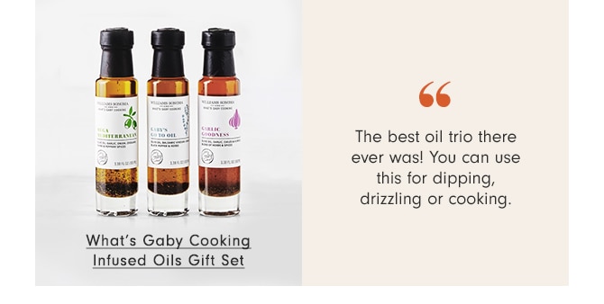 What’s Gaby Cooking Infused Oils Gift Set