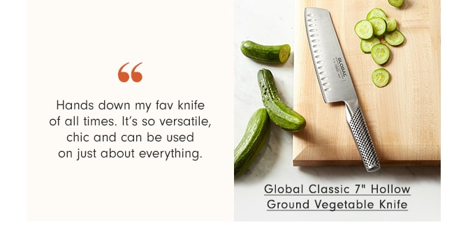 Global Classic 7" Hollow Ground Vegetable Knife