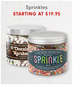 Sprinkles Starting at $19.95