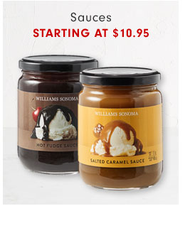 Sauces Starting at $10.95