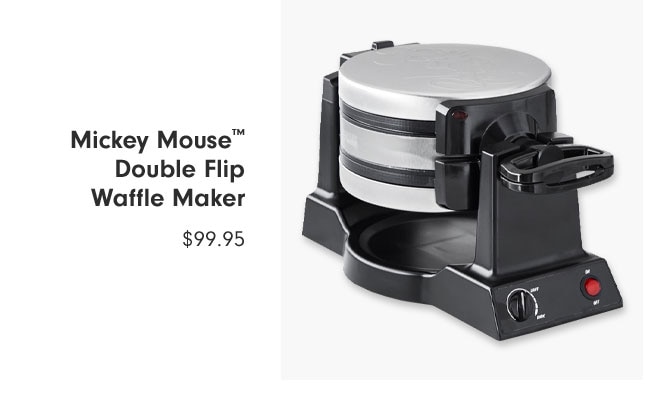 Mickey Mouse™ Double Flip Waffle Maker $99.95