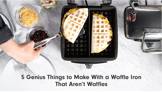 5 Genius Things to Make With a Waffle Iron That Aren’t Waffles