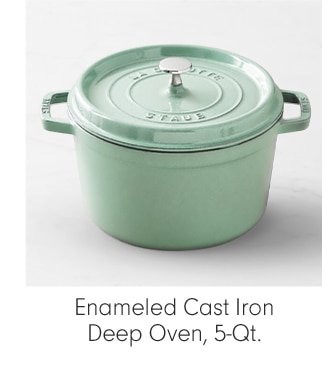 Enameled Cast Iron Deep Oven, 5-Qt.