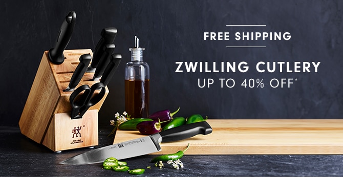 ZWILLING CUTLERY - UP TO 40% OFF*