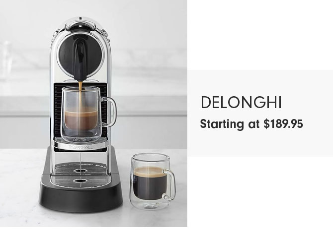 Delonghi Starting at $189.95