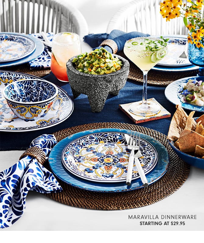 MARAVILLA DINNERWARE - STARTING AT $29.95