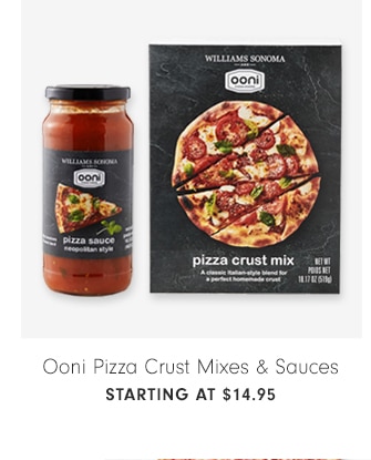 Ooni Pizza Crust Mixes & Sauces - Starting at $14.95