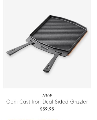 Ooni Cast Iron Dual Sided Grizzler - $59.95