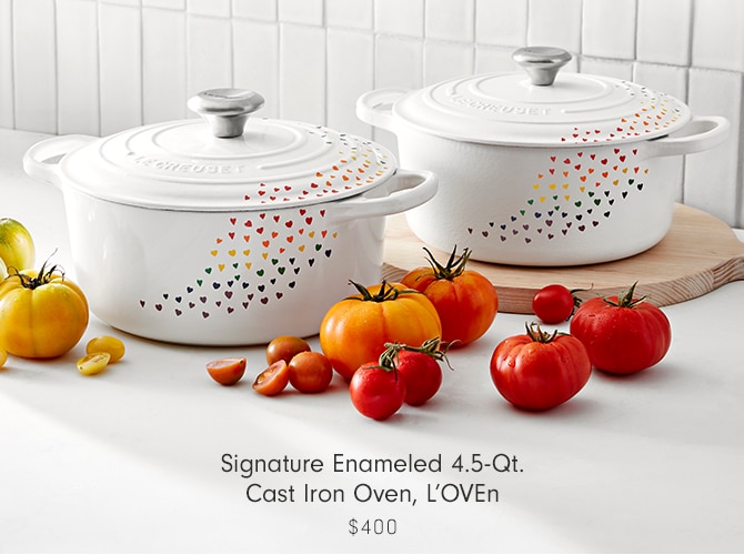 Signature Enameled 4.5-Qt. Cast Iron Oven, L’OVEn - $400