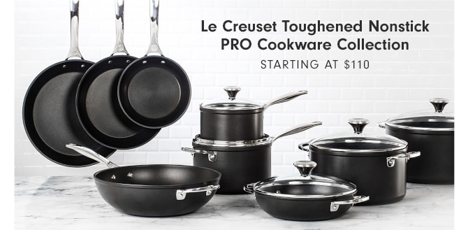 Le Creuset Toughened Nonstick PRO Cookware Collection - starting at $110