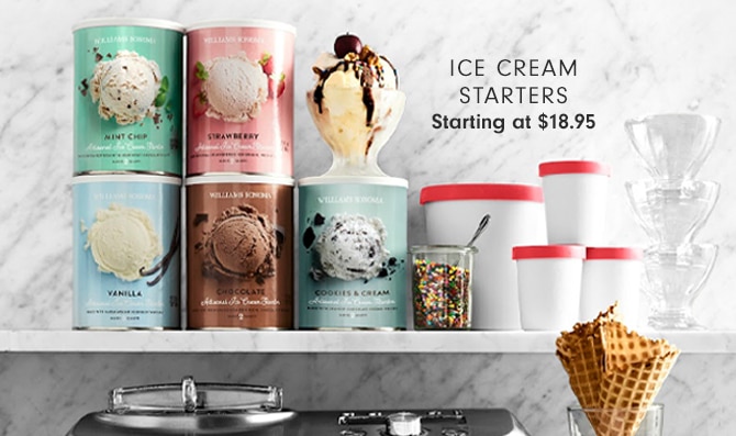 ICE CREAM STARTERS - Starting at $18.95