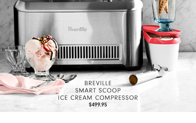 BREVILLE SMART SCOOP ICE CREAM COMPRESSOR - $499.95