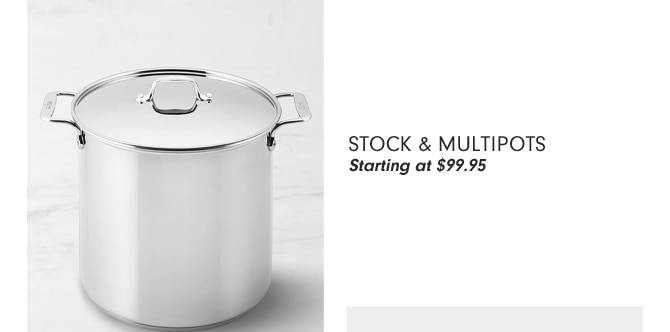 STOCK & MUTLIPOTS - Starting at $99.95