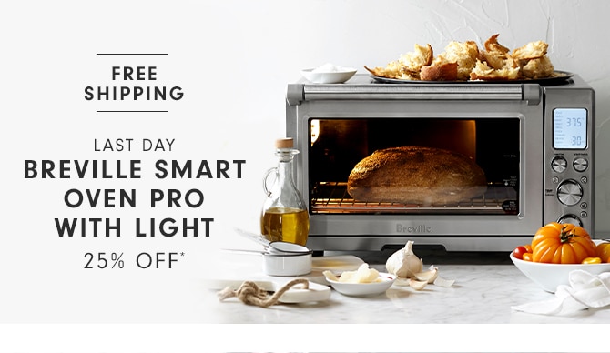 BREVILLE SMART OVEN PRO WITH LIGHT - 25% OFF*