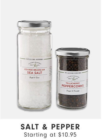 Salt & pepper Starting at $10.95