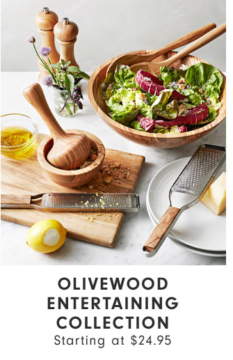 Olivewood Entertaining Collection Starting at $24.95