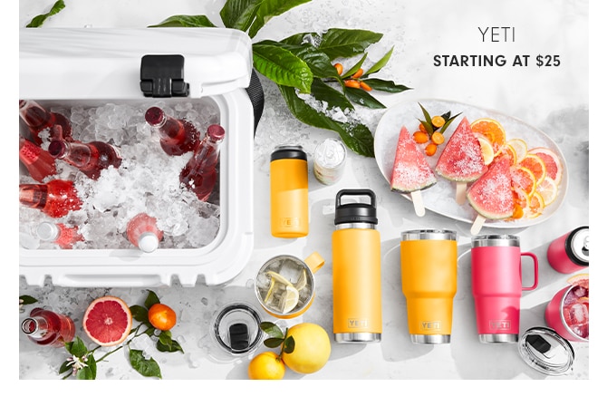 YETI - starting at $25