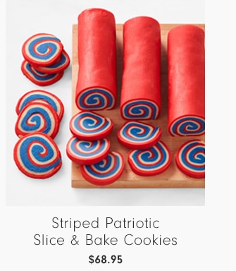 Striped Patriotic Slice & Bake Cookies - $68.95