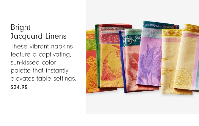 Bright Jacquard Linens - $34.95