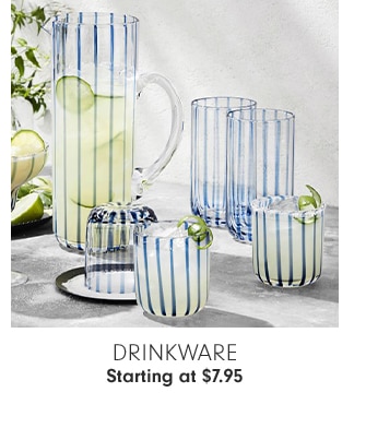 DRINKWARE - Starting at $7.95