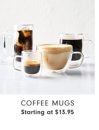 Coffee mugs Starting at $13.95