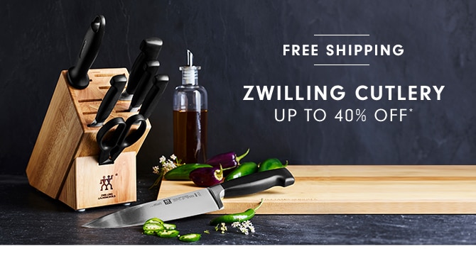 ZWILLING CUTLERY - UP TO 40% OFF*