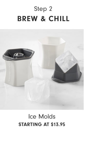 Step 2 - BREW & CHILL - Ice Molds Starting at $13.95