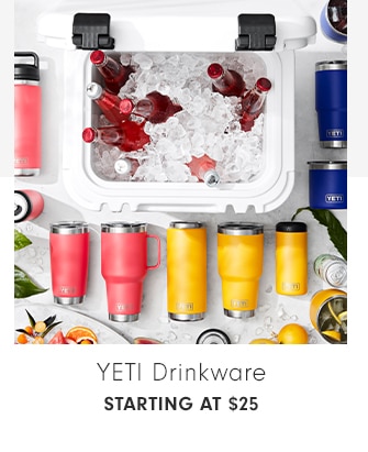 YETI Drinkware - Starting at $25