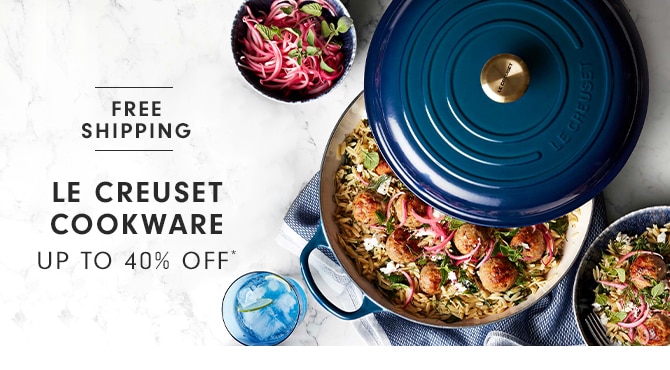 LE CREUSET COOKWARE - UP TO 40% OFF