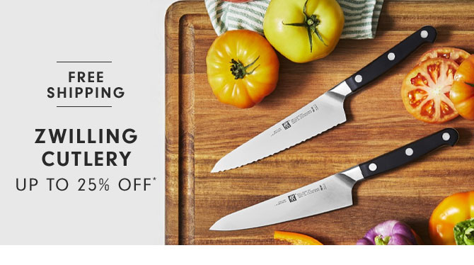 Zwilling Cutlery Up to 25% off*