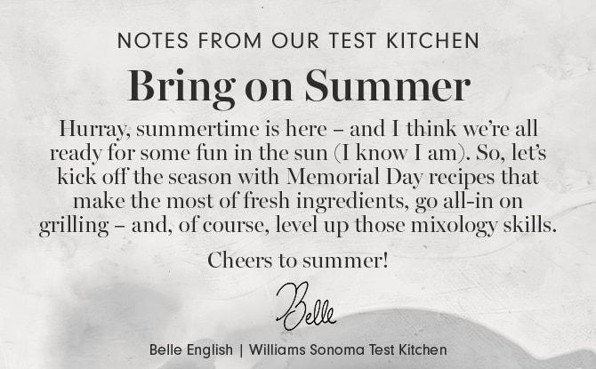 Notes from our test kitchen - Bring on Summer