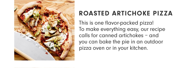 ROASTED ARTICHOKE PIZZA