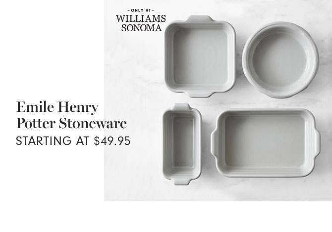 Emile Henry Potter Stoneware - STARTING AT $49.95