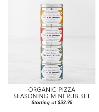 ORGANIC PIZZA SEASONING MINI RUB SET - Starting at $32.95