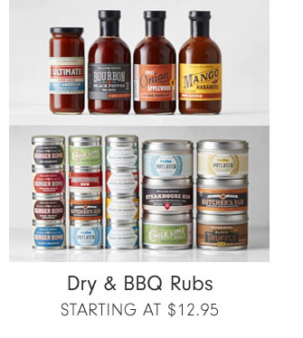 Dry & BBQ Rubs Starting at $12.95