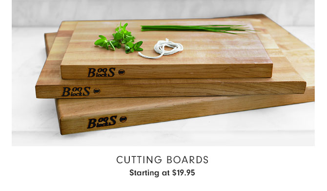 Cutting Boards Starting at $19.95