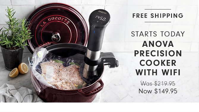 ANOVA PRECISION COOKER WITH WIFI - NOW $149.95