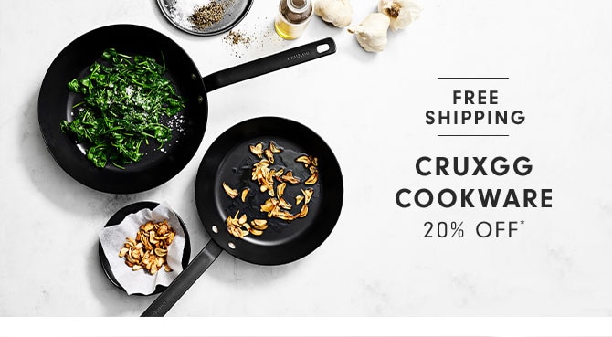 CRUXGG COOKWARE 20% OFF*