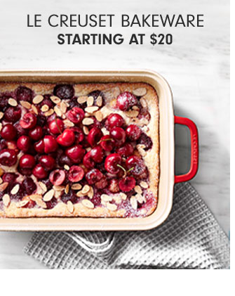 Le Creuset Bakeware Starting at $20